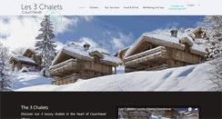 Desktop Screenshot of les3chalets-courchevel.com